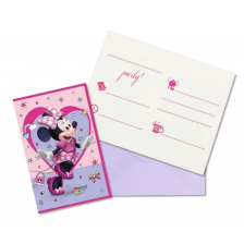 Покани с пликове Procos MINNIE JUNIOR DISNEY 6 бр.