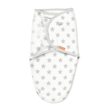Спален чувал Summer Infant SwaddleMe GRAY STAR, 0-3 месеца