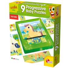 Прогресивни бебешки пъзели Lisciani Carotina Baby Ферма х9