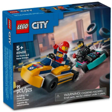Конструктор LEGO Картинг автомобили и състезатели, 60400 
