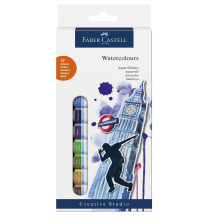 Акварелни бои Faber-Castell - 12 броя
