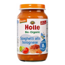 Бебешко пюре Holle - Спагети болонезе, 220 g