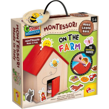 Образователна игра Lisciani Montessori Baby wood on the farm