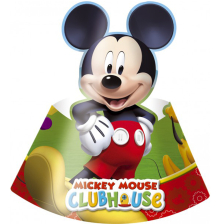 Парти шапки Procos Mickey Mouse 6 бр. 81516