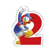 Свещ за рожден ден Procos номер 2 Mickey Mouse