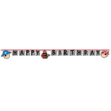 Надпис за рожден ден Procos Happy Birthday Pirates 88426