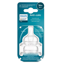 Комплект от 2 бр. Биберони Philips AVENT SCY762/02 Anti-colic със сила на потока 2, 1м+, 