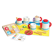 Детски игрален комплект Melissa and Doug Дървен сервиз за чай, 9843