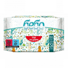 Мокри кърпи БЕБО Ultra soft 80бр. 1167