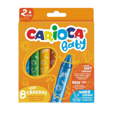 Маслени пастели CARIOCA Baby, 8 цвята