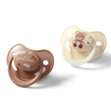 Анатомична силиконова залъгалка Babyono 1670