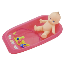 Бебе във вана с душ Raya Toys Little Bathroom