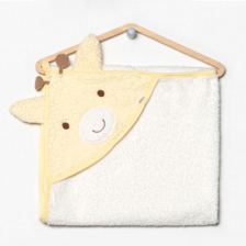 Бебешка хавлия Bebetto TINY ANIMALS Жираф 80х80 см. Жълт H385