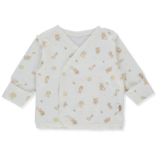 Бебешка камизолка Bebetto Organic Bee Hunters, Екрю, 0-3 м. T3617