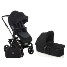 Бебешка количка 2в1 Jane Crosslight Pro Silver Shadow + Micro Pro 2, Cold Black