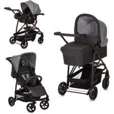 Бебешка количка 3в1 Hauck Rapid 4 Plus Melange Grey