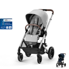 Бебешка количка Cybex Balios S Lux, сребристо шаси