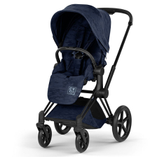 Бебешка количка Cybex Priam 5, Style Collection, Rebellious Luxury Denim Blue