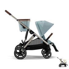 Бебешка количка за близнаци Cybex Gazelle S, шаси Taupe, с нарушена опаковка