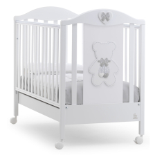 Бебешка кошара Italbaby FIOCCO Бял