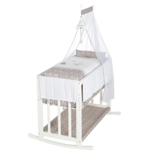 Бебешка кошара Roba Indi bear White 4в1, 50/95 см