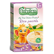 Бебешка паста Bebelan Оризови перли без глутен 5+м 300гр.