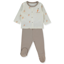 Бебешка пижама Bebetto Baby Carrots, 2ч., 0-6 м., F1475