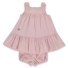 Бебешка рокля Bebetto BEE HAPPY, DUSTY ROSE, 2 ч., 6-24 м., K4271