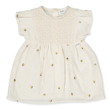 Бебешка рокля Bebetto Sweet lemon, Екрю, 6-36 м., K4772