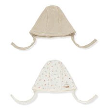 Бебешка шапка Bebetto My Mushroom, Бежов, 2 бр., 0-6м, C1102