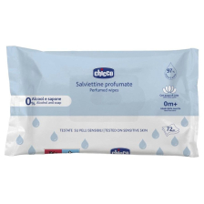 Бебешки ароматизирани мокри кърпички Chicco, 72 бр.