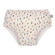 Бебешки бански Lassig Splash & Fun Swim Diapers White Strokes, 3-6 месеца