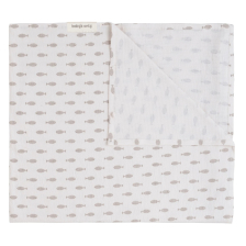 Бебешки чаршаф с ластик Baby's Only Fin Beige, 80x100 см.