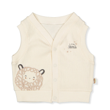 Бебешки елек Bebetto Organic little lamb, Екрю, 3-24 м., T3938