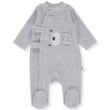 Бебешки гащеризон Bebetto Little Teddy Bear, плюшен, 1-9м., K4587