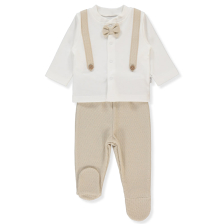 Бебешки комплект Bebetto Baby King, 2ч., 0-6 м., F1441