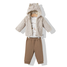 Бебешки комплект Bebetto Bear Friend 3 части, 3-36 м., K3599