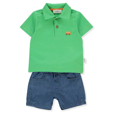 Бебешки комплект Bebetto BOUTIQUE, Зелен, 2 ч., 6-36м., K4410