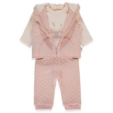 Бебешки комплект Bebetto Bunny, 3 ч., 6-36 м., K5115