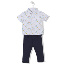 Бебешки комплект Bebetto Butik Тъмносин, 2 ч., 6-36м., K3957