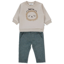 Бебешки комплект Bebetto Chic Day, Бежов, 2 ч., 6-36м., K4633