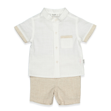 Бебешки комплект Bebetto Cool and Stylish, Бежов, 2 ч., 6-36 м., K4655