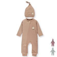 Бебешки комплект Bebetto Giraffe Гащеризон и шапка, 2 части, 3-18м. T3343