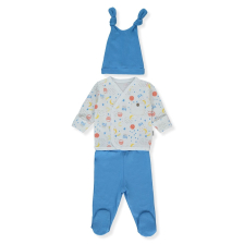 Бебешки комплект Bebetto Little Prince, 3 ч. 0-3м., Z963
