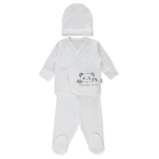 Бебешки комплект Bebetto Reflected Baby, 3 ч. 0-3м., Z974