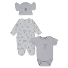 Бебешки комплект Bebetto Stars and koalas, 3 ч., 0-6м., Z1031