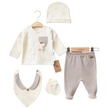 Бебешки комплект за изписване Ciсcim Baby Mobile Stars, 5 части, 0-1м., U5096