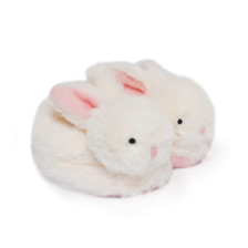 Бебешки пантофи Doudou Bonbon заек розови, 0-6 месеца