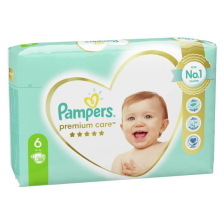 Бебешки пелени Pampers Premium Care 6, 13+ кг, 38 броя