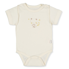 Бебешко боди Bebetto Bamboo, Екрю, 0-12 м., T3867